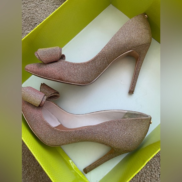 Ted Baker London Pink Bow Heels in women’s size 38 - Picture 3 of 6